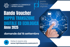 Bando Voucher Digitali Doppia Transizione Digitale ed Ecologica 2024 - CCIAA Irpinia Sannio Bando Voucher Digitali Doppia Transizione Digitale ed Ecologica 2024 - CCIAA Irpinia Sannio