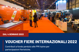 Voucher fiere internazionali anno 2022 Voucher fiere internazionali anno 2022
