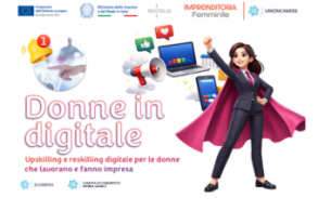 PERCORSO FORMATIVO DONNE IN DIGITALE: edizioni 2026 - Apertura iscrizioni