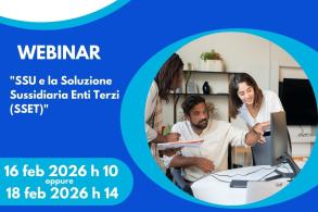 Webinar: SSU e la Soluzione Sussidiaria Enti Terzi (SSET)