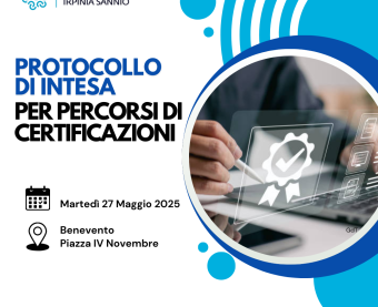 CCIAA Irpinia Sannio: Protocollo di intesa per percorsi di certificazioni CCIAA Irpinia Sannio: Protocollo di intesa per percorsi di certificazioni