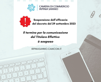 sospensione comunicazione titolare effettivo