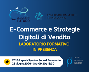 Il 23 giugno Laboratorio Formativo su E-Commerce e Strategie Digitali di Vendita