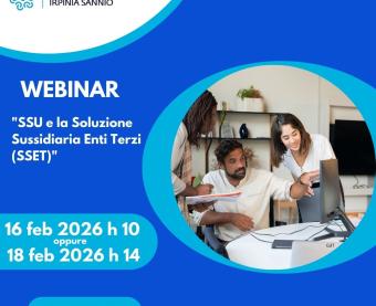 Webinar: SSU e la Soluzione Sussidiaria Enti Terzi (SSET)