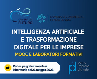 Al via il percorso formativo gratuito “Intelligenza Artificiale e Trasformazione Digitale per le MPMI”
