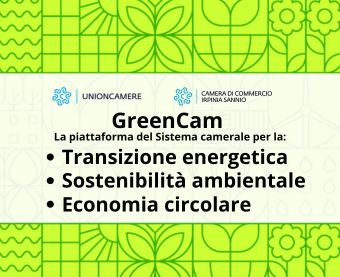 GreenCam – La piattaforma del Sistema camerale per la transizione energetica e la sostenibilità ambientale GreenCam – La piattaforma del Sistema camerale per la transizione energetica e la sostenibilità ambientale