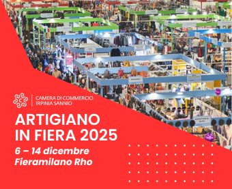 Stand istituzionale Irpinia Sannio ad Artigiano in Fiera 2025: iniziative promozionali