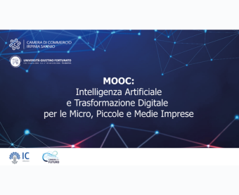 Aperte le iscrizioni al MOOC "Intelligenza Artificiale e Trasformazione Digitale per le MPMI"
