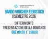 DIFFERIMENTO DELL'APERTURA DEI TERMINI DI PRESENTAZIONE DELLE DOMANDE BANDO FIERE – ANNO 2026 – II SEMESTRE